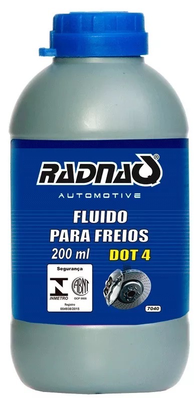FLUIDO FREIO DOT 4 200ML RADNAQ